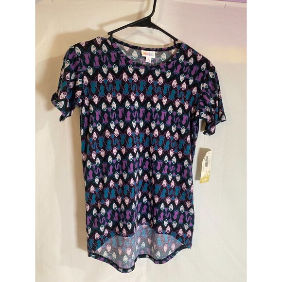 NWT Lula Roe Disney  Girls Size 8 Maleficent Gracie Shirt - Picture 1 of 6